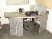 Mesa de Escritório Granito Cinza Corumbá